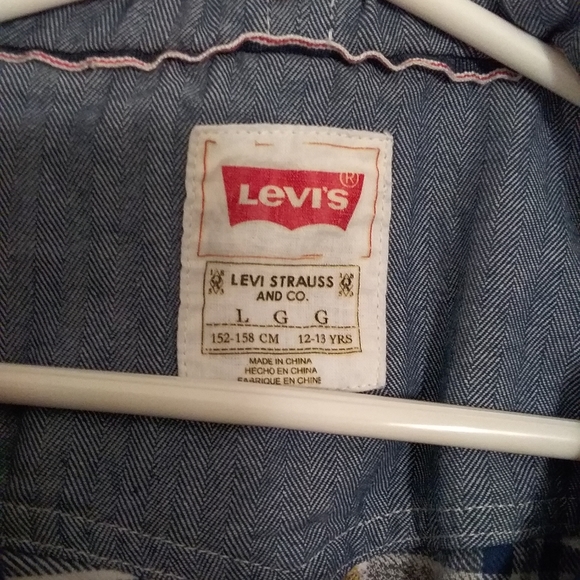Levi's Flannel style Hoodie - Picture 4 of 4